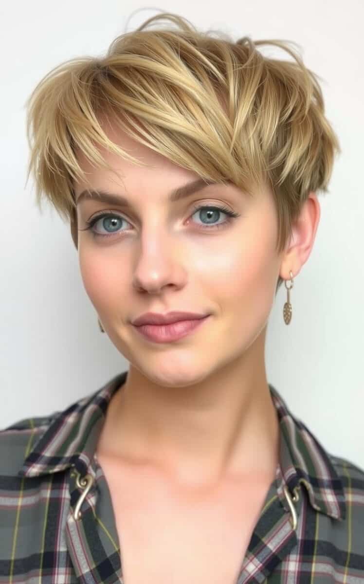 The Textured Pixie Shag