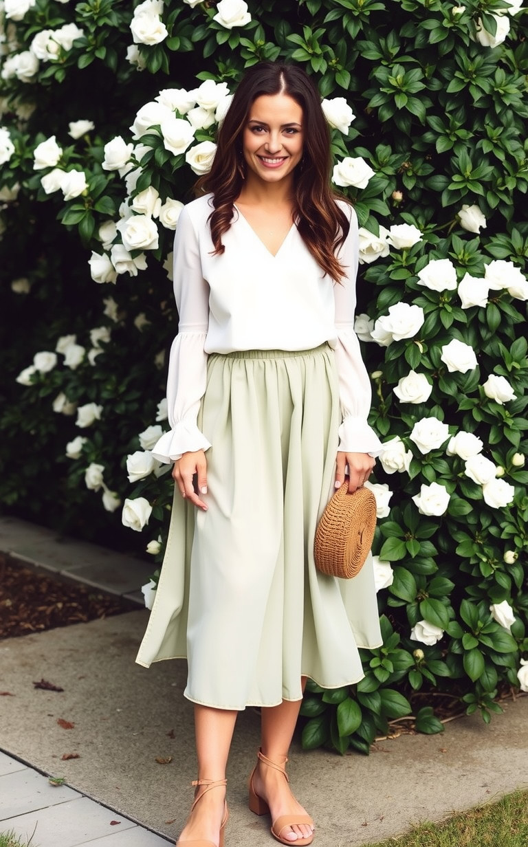 White Blouse Outfit Ideas