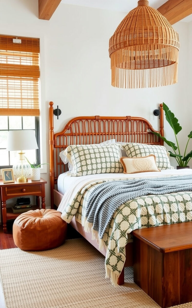 20 Boho Bedroom Decor Ideas That'll Transform Your Space Into a Free-Spirited Haven 5 Natural Materials Are Your BFFs