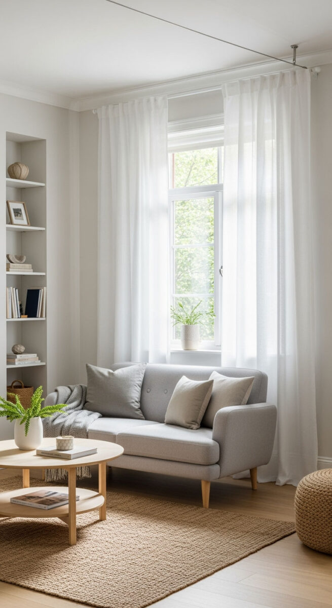 Choose Light, Airy Curtains