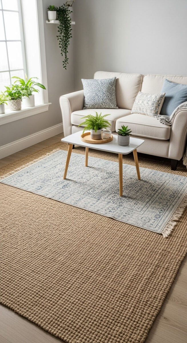 Layer Rugs for Personality