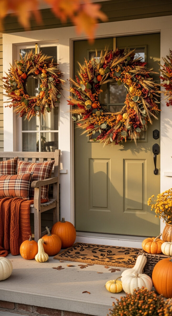 Add Seasonal Wreaths