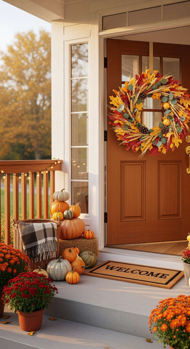 Add a Seasonal Wreath