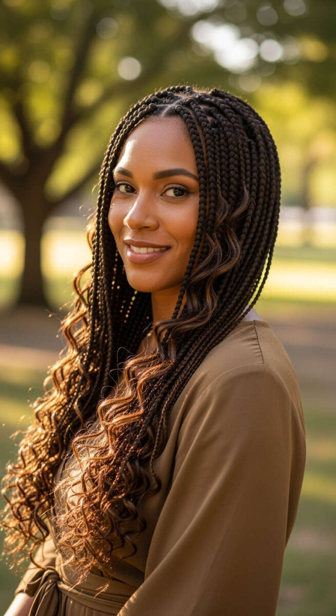 15 Stunning Natural Hairstyles to Rock Your Crown 9 Goddess Box Braids
