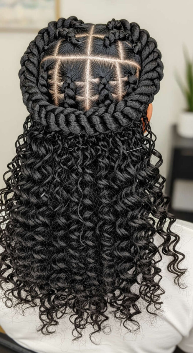 15 Stunning Natural Hairstyles to Rock Your Crown 8 Two-Strand Twist Crown
