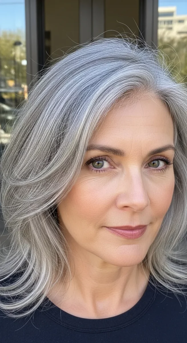Natural Gray With Minimal Highlights