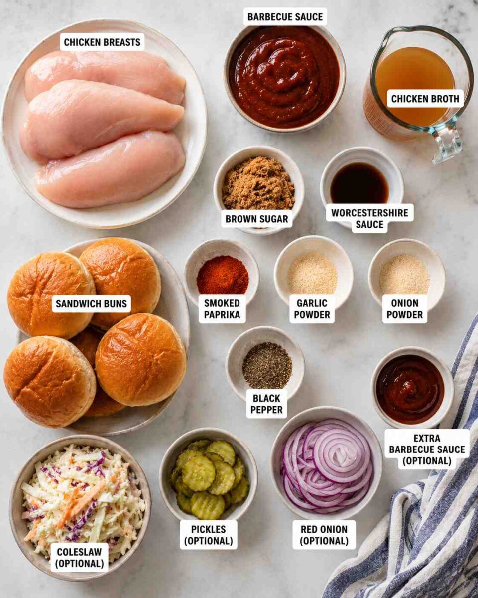 BBQ chicken sandwich ingredient
