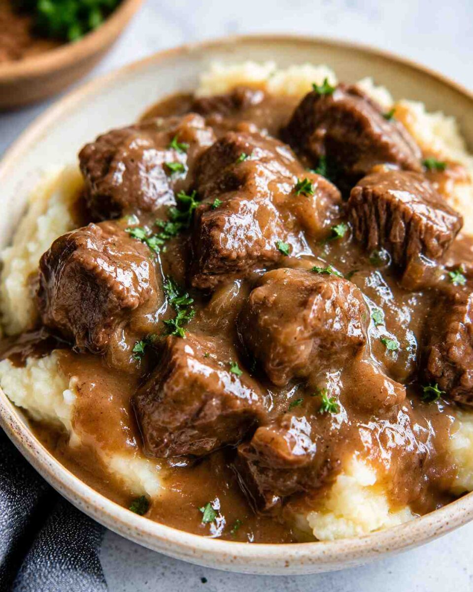 Crockpot Beef Tips and Gravy 5 Crockpot Beef Tips and Gravy