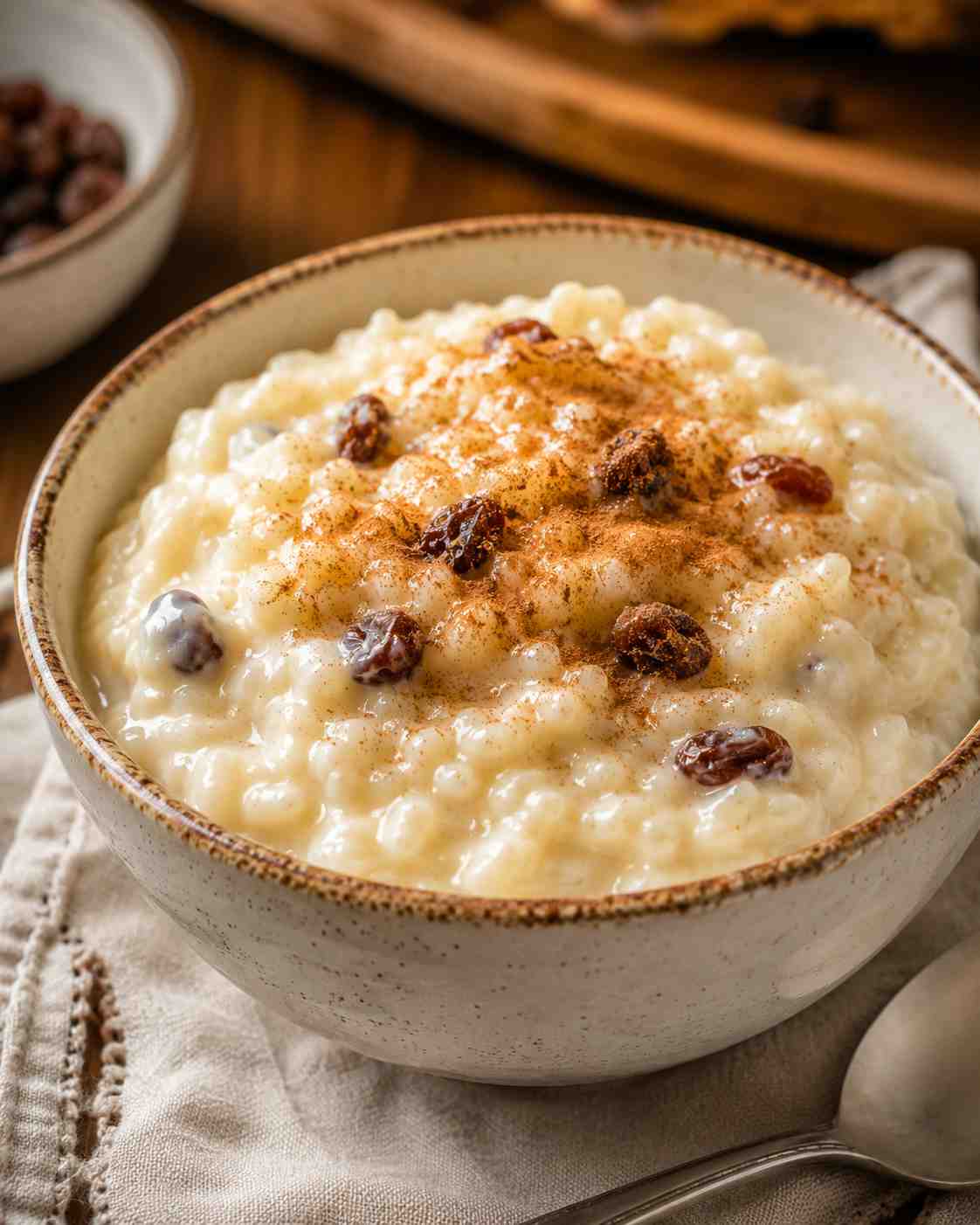 cinnamon rice pudding