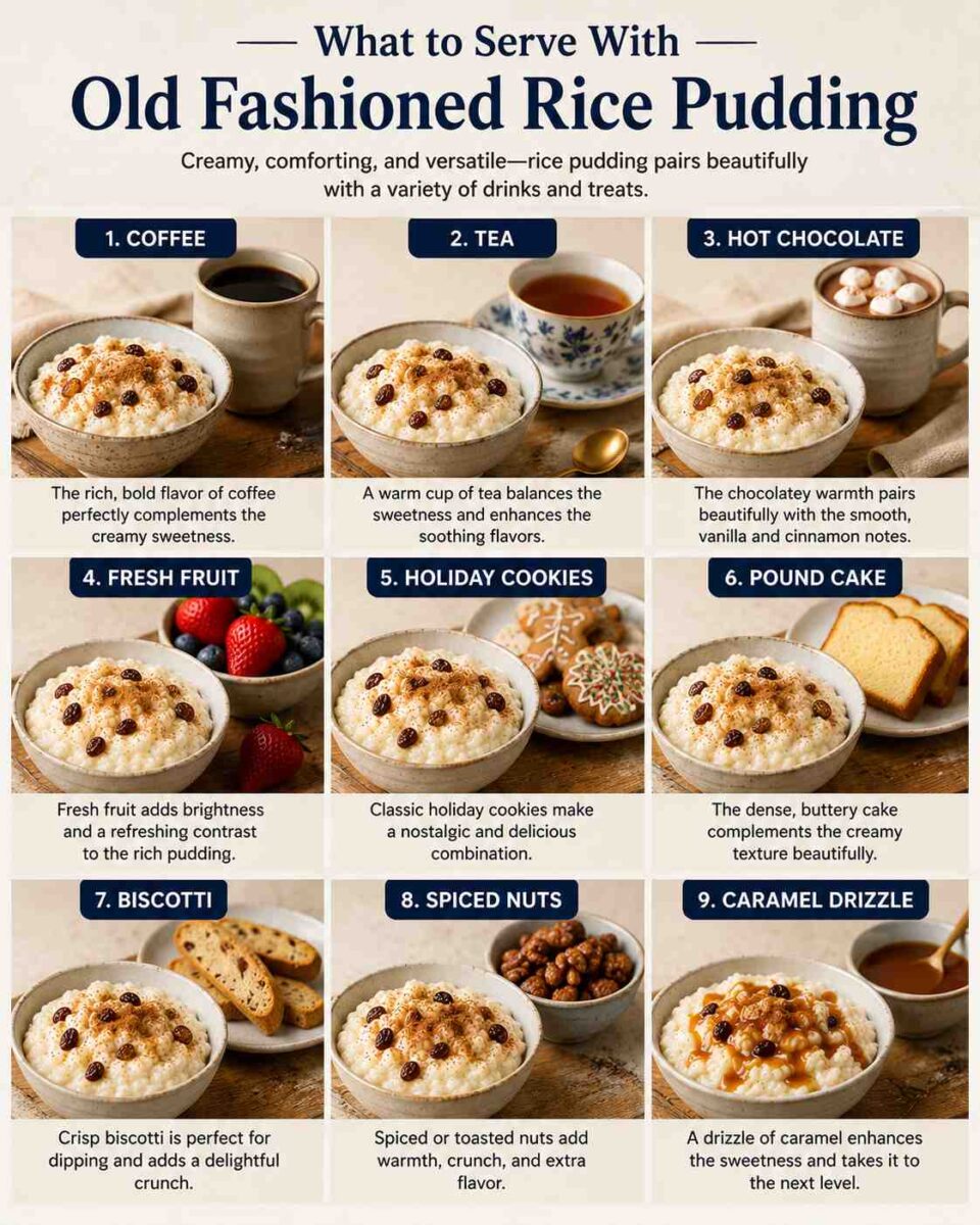 rice pudding servings infographic