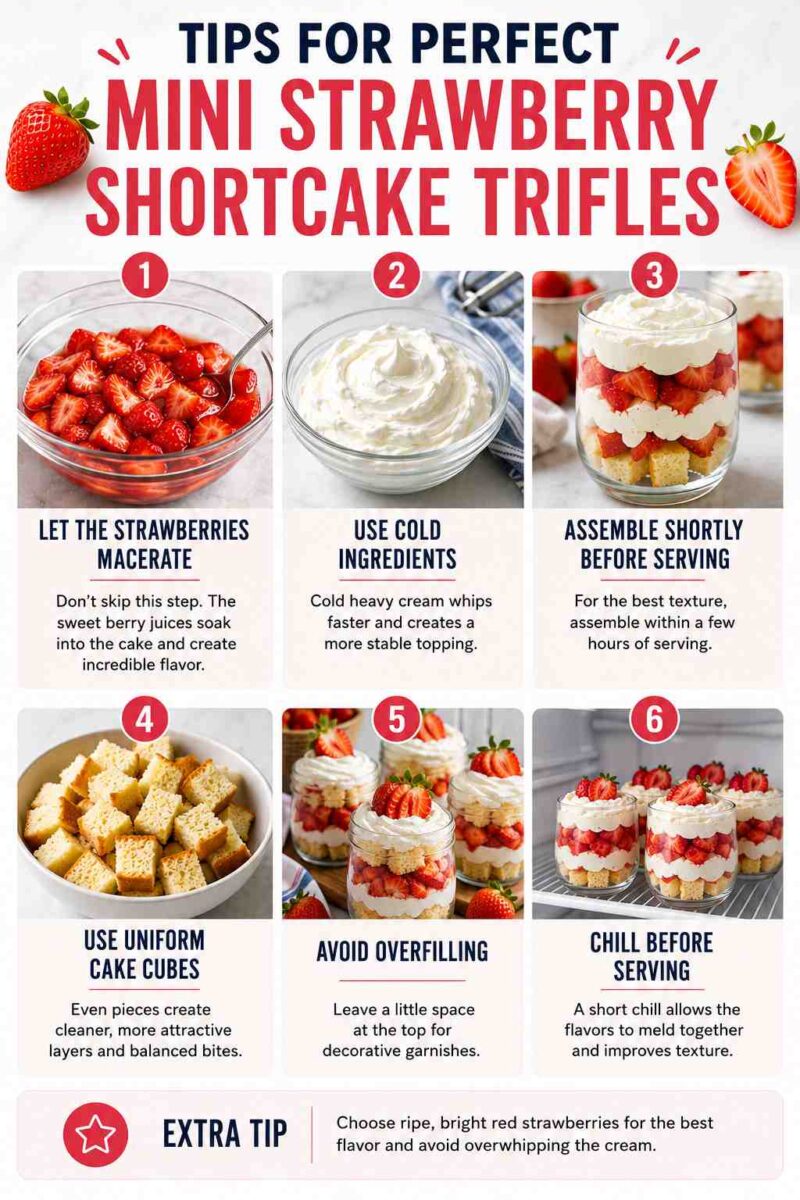 Mini Strawberry Shortcake Trifles tips Info