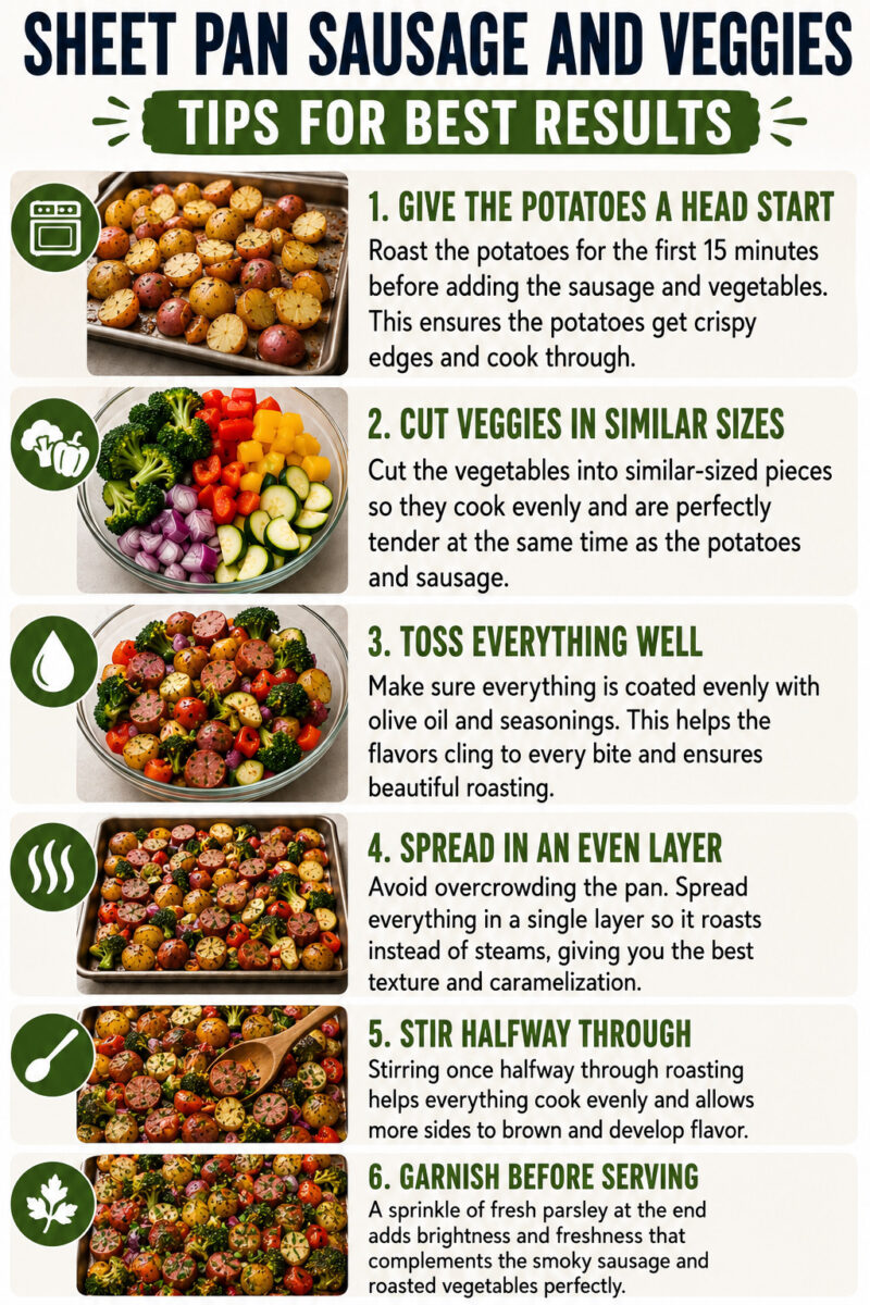 Sheet Pan Sausage and Veggies 6 Sheet Pan Sausage and Veggies tips Info